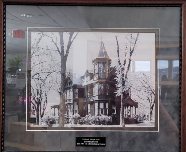Framed Picture of William H. Phipps Home