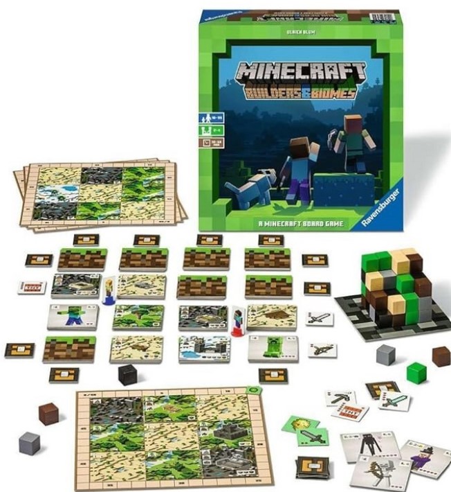 Minecraft Builders &amp; Biomes: A Minecraft Board Game
