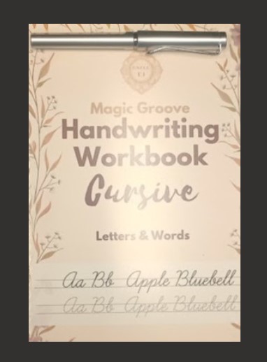 Magic Groove Handwriting Workbook. Cursive Letters &amp; Words